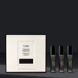 Oribe fragrance experience set with three vials.